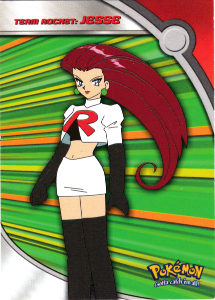 Team Rocket: Jesse Foil (HV2) [Topps TV Animation Edition Series 2]