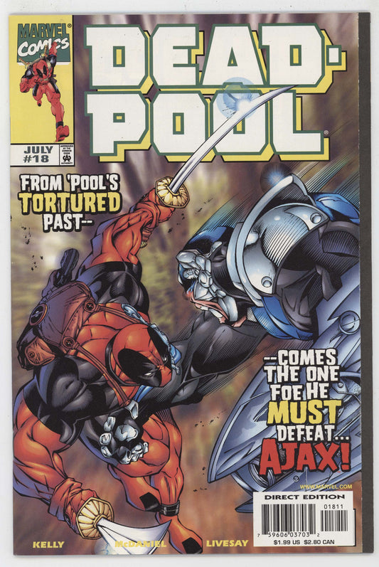 Deadpool 18 Marvel 1998 NM- 9.2 Joe Kelly Ajax