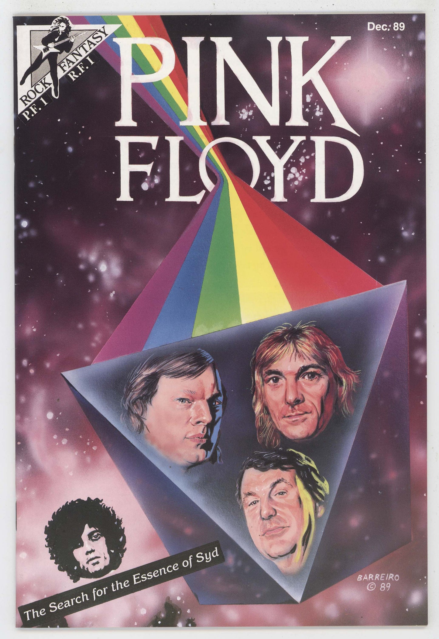 Rock Fantasy 1 1989 NM Pink Floyd Syd Barrett David Gilmour Roger Waters