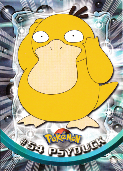 Psyduck (54) [Topps TV Animation Edition Series 1 (Third Print ...