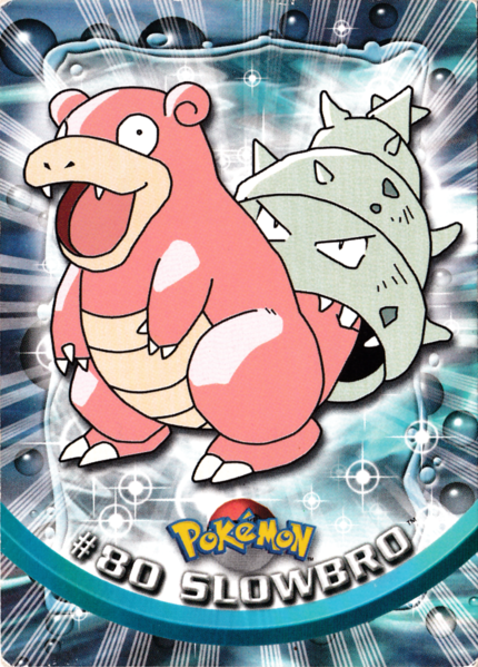 Slowbro Foil (80) [Topps TV Animation Edition Series 2]