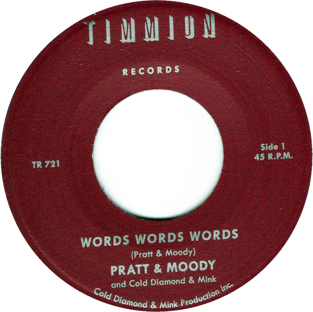 Words Words Words/Words Words Words (Instrumental) [7" Vinyl]