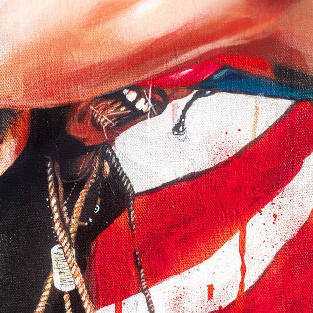 Negro Deluxe - Red W/ Black Splatter (Blk) [Colored Vinyl]