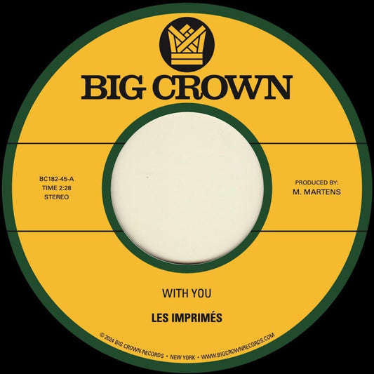 With You B/W Only Love [7" Vinyl]