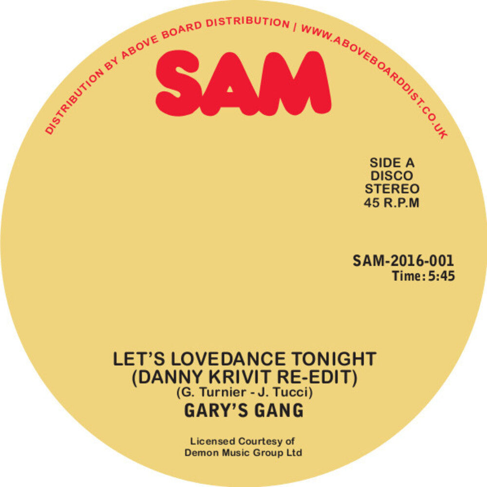 Let's Lovedance Tonight (Danny Krivit Re-Edit) [12" Vinyl]