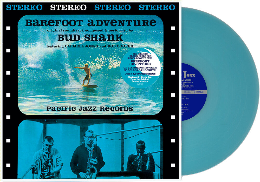 Bud Shank - Barefoot Adventure - Seaglass Agua [Colored Vinyl] [Limited Edition]