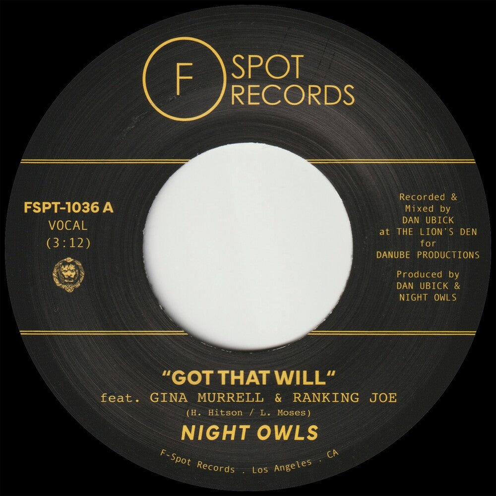 Got That Will (feat. Gina Murrell & Ranking Joe) b/w Got That Dub (feat. Ranking Joe & Gina Murrell) [7inch Single]