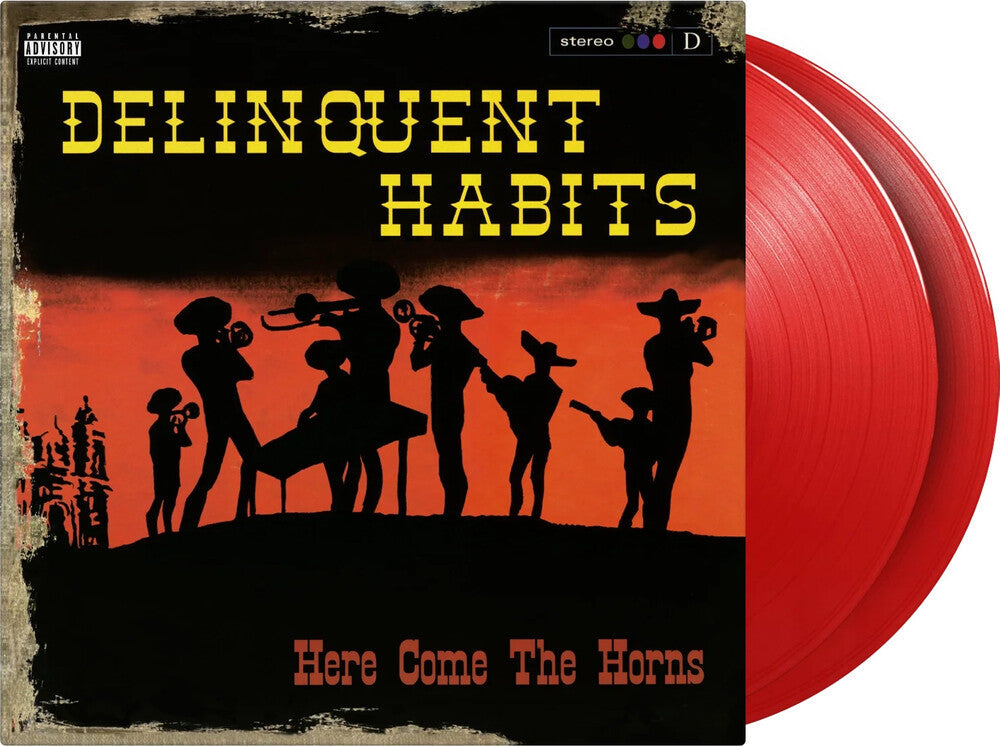 Delinquent Habits - Here Comes The Horns [Colored Vinyl] [Limited Edition] [180 Gram] (Red)