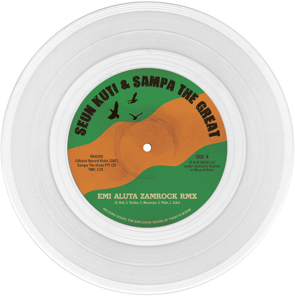Emi Aluta Zamrock Remix / Emi Aluta 45 Edit [Clear Vinyl]