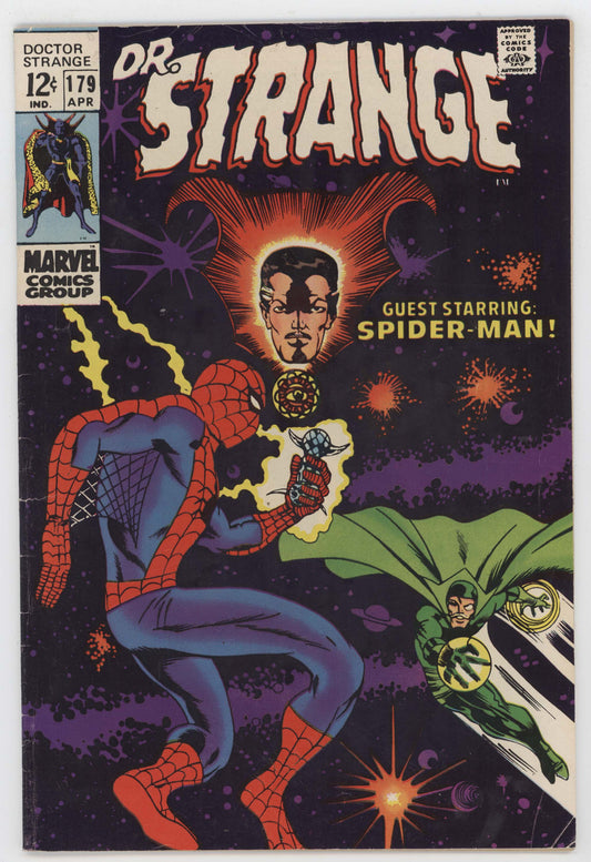 Doctor Strange 179 Marvel 1969 FN VF Barry Smith Amazing Spider-Man Annual 2
