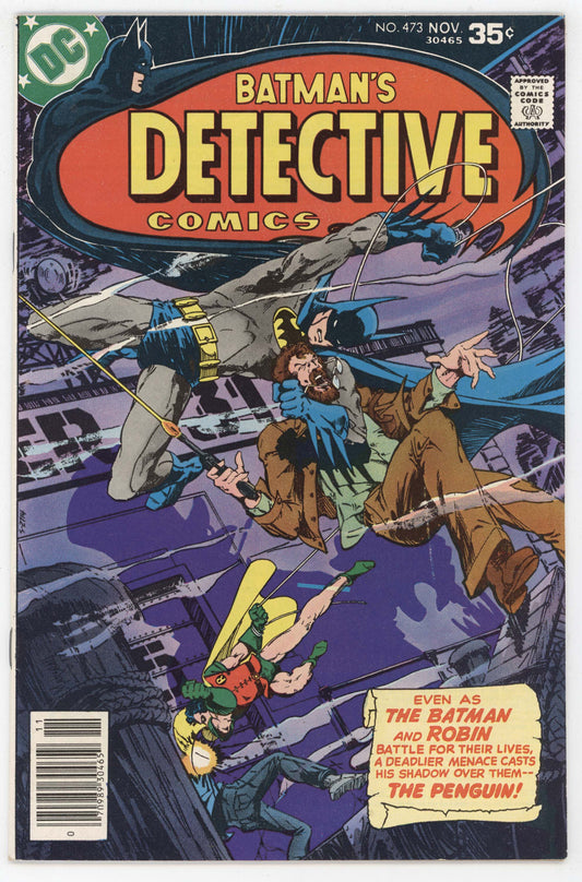 Batman Detective Comics 473 DC 1977 VF Marshall Rogers Robin Penguin