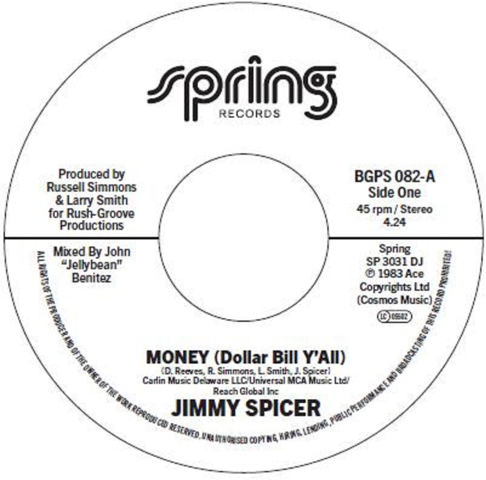 Money (Dollar Bill Y'all) / Instrumental Version [7" Vinyl]