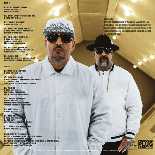 B-Real & Psycho Les - Real Psycho - Black Vinyl - Golden Apple Comics