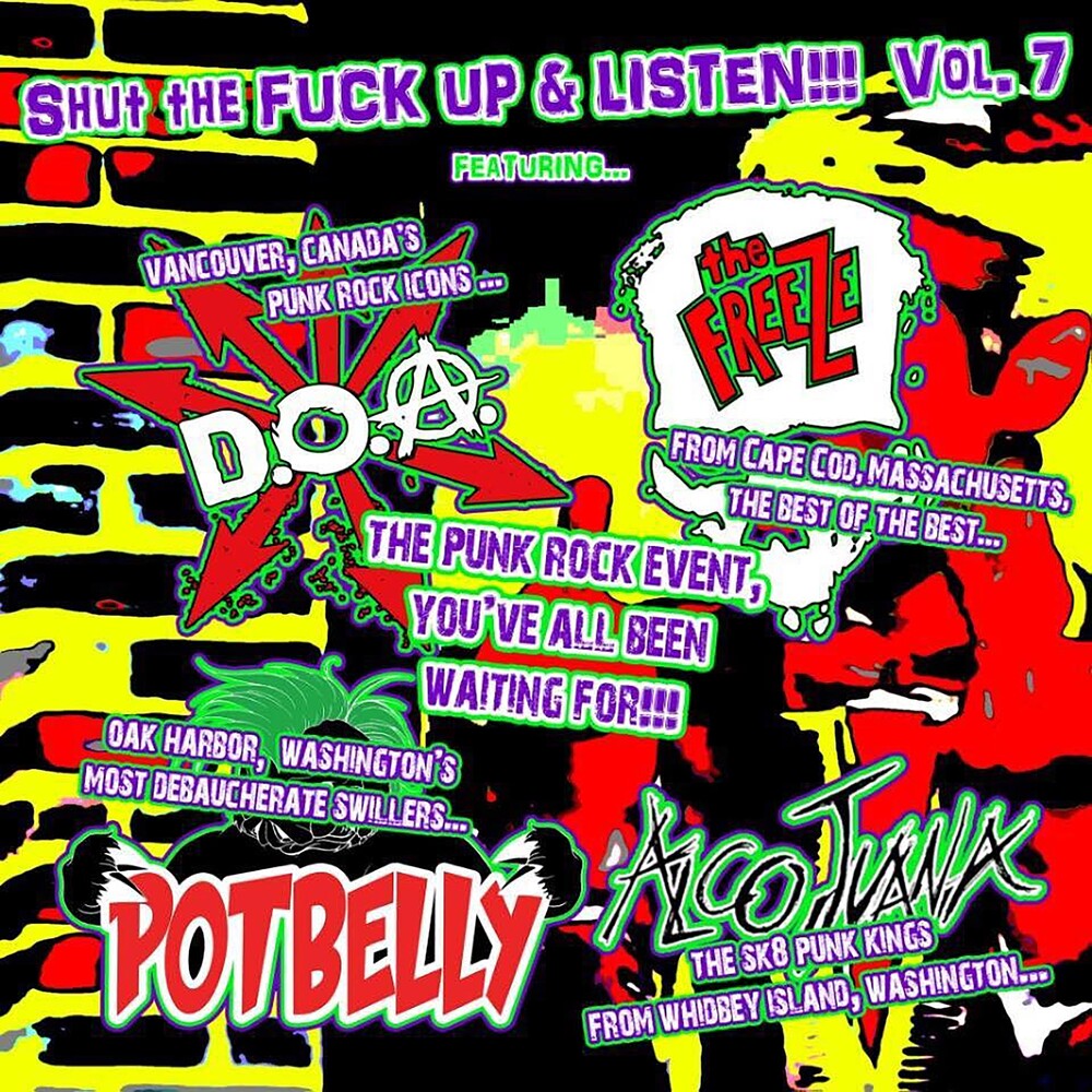 Shut The Fuck Up V7 (Various) [Colored Vinyl] (Ep) (Wht)