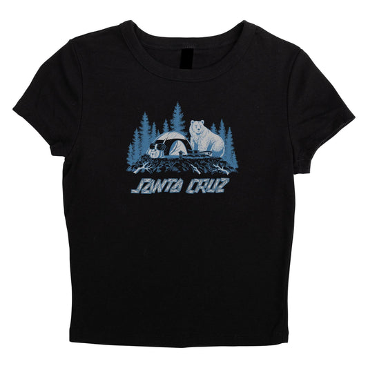 Santa Cruz Woodland Strip Women's Crop T-Shirt