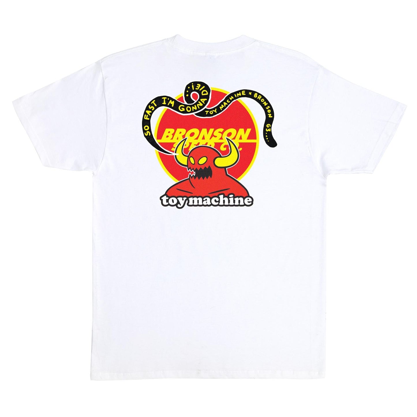 BRONSON X TOY MACHINE HEAVYWEIGHT T-SHIRT