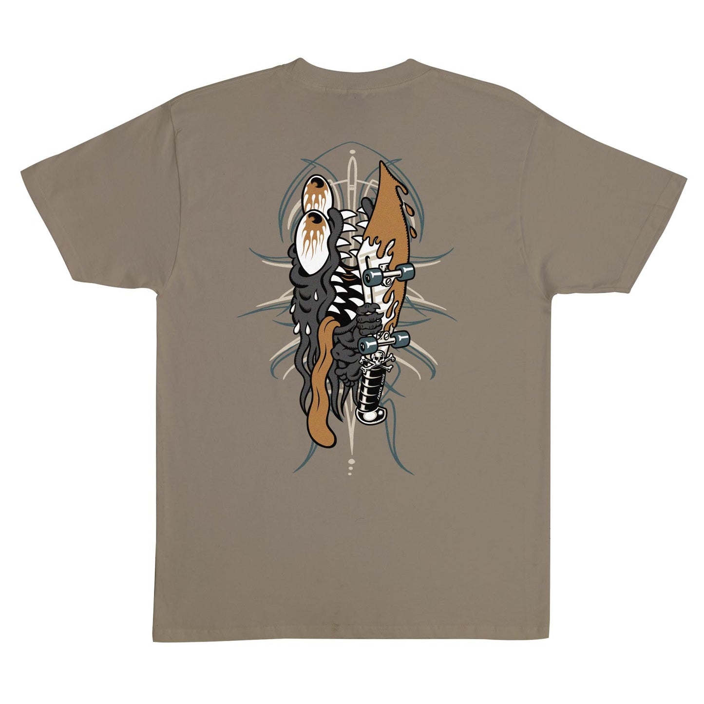 SANTA CRUZ MEEK PINSTRIPE SLASHER T-SHIRT