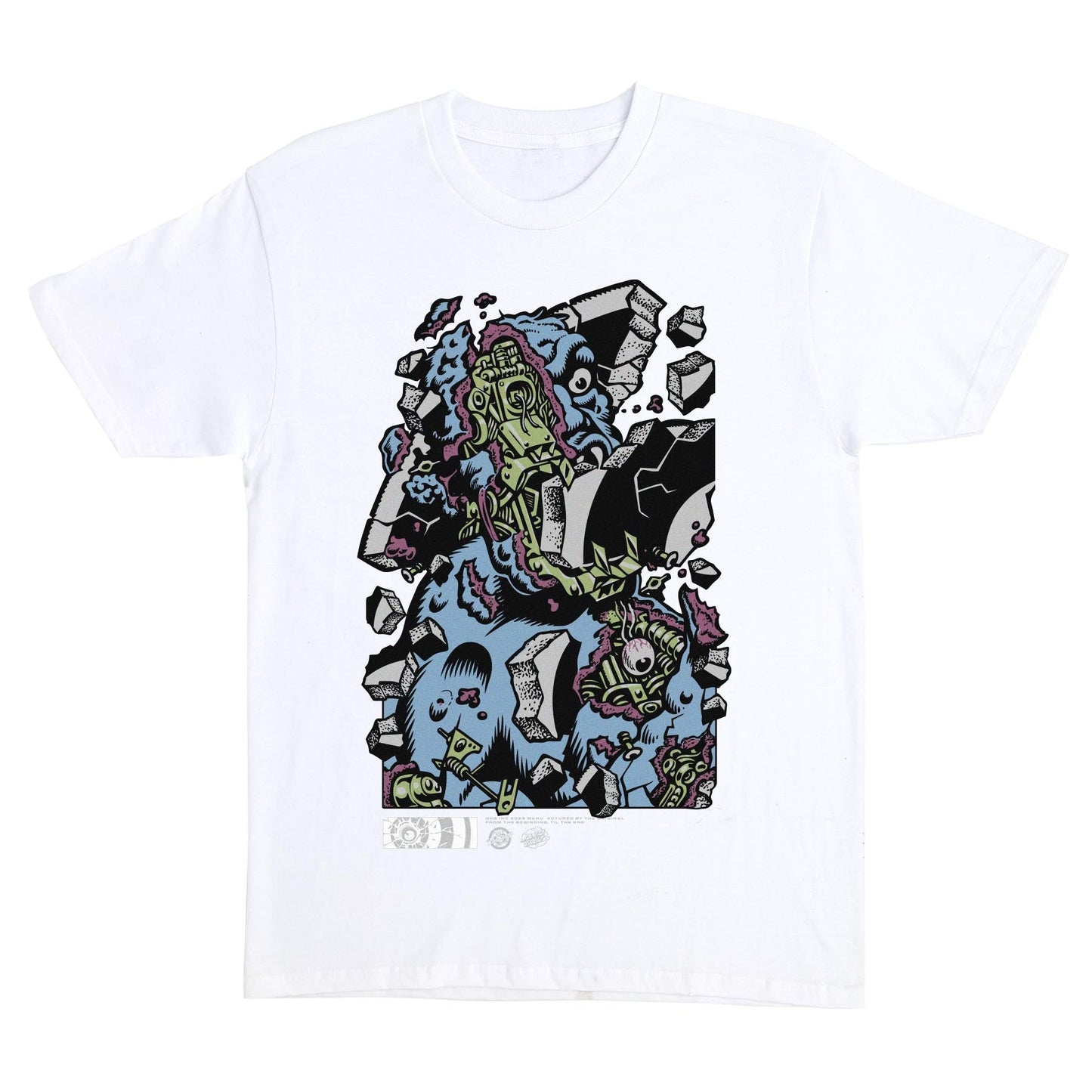 Santa Cruz Roskopp Macro Front T-Shirt