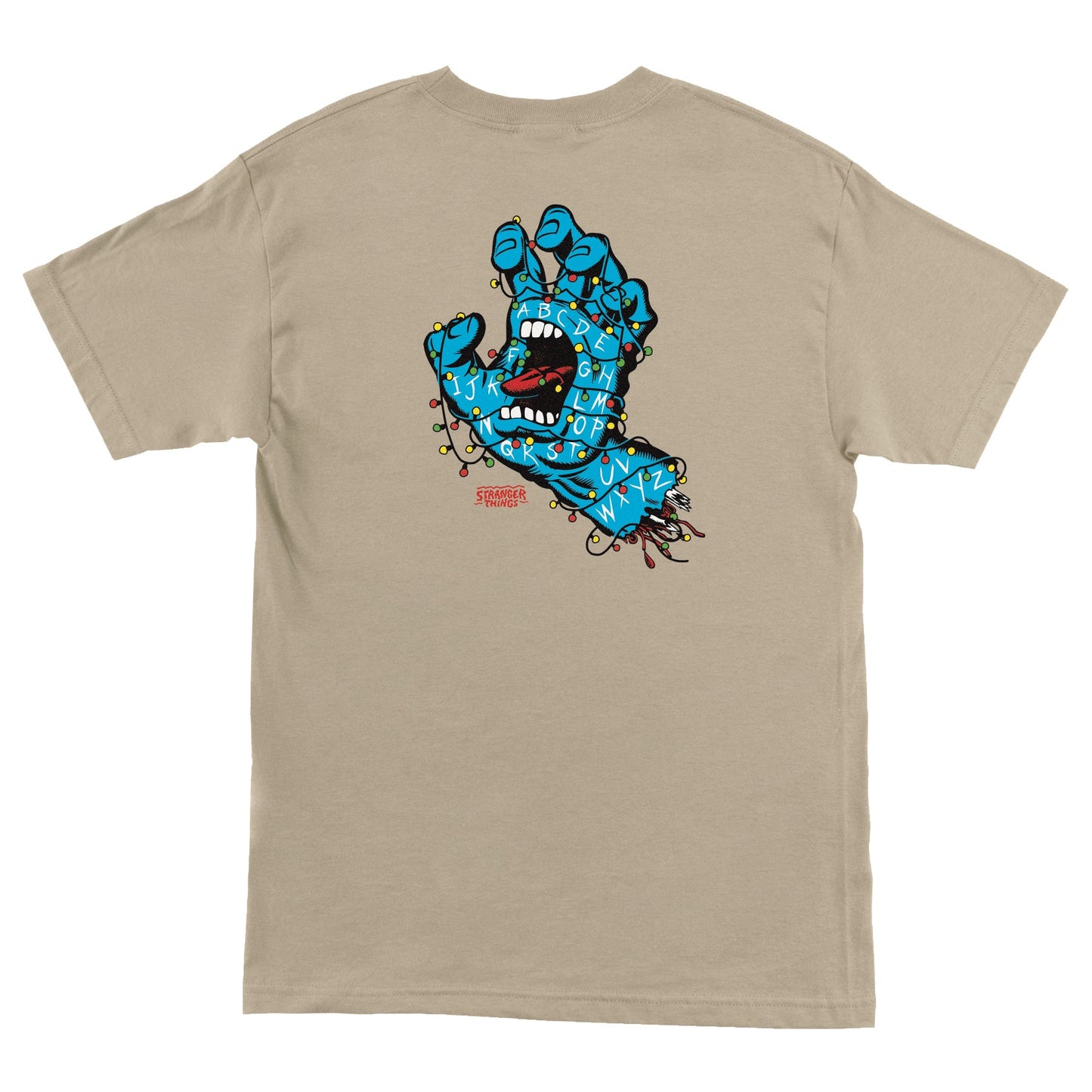 SANTA CRUZ x STRANGER THINGS SCREAMING LIGHTS T-SHIRT