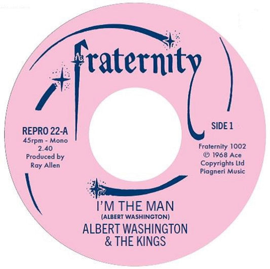 Albert Washington - I'm The Man / Case Of The Blues (Uk) [7" Vinyl]