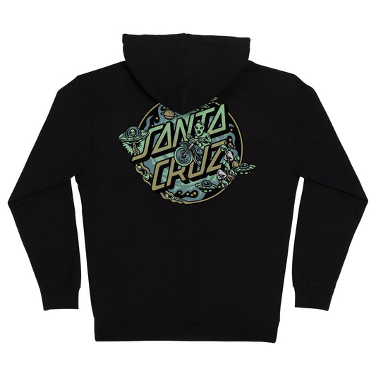 Santa Cruz Winkowski Dope Planet 2 Dot Zip-Up Hooded Sweatshirt