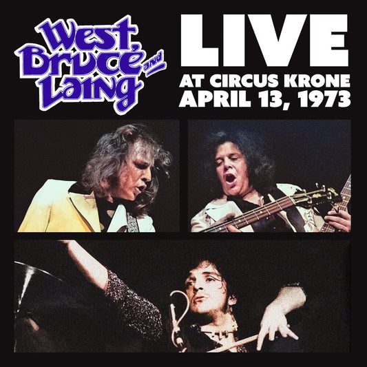 Bruce West  & Laing - Live at Circus Krone, Frankfurt, Germany - April 13, 1973 [Clear Frosted Glass]
