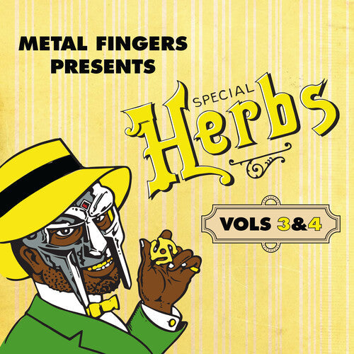 MF Doom - Metal Fingers Presents: Special Herbs Vol. 3 & 4 [2LP Yellow] - Golden Apple Comics