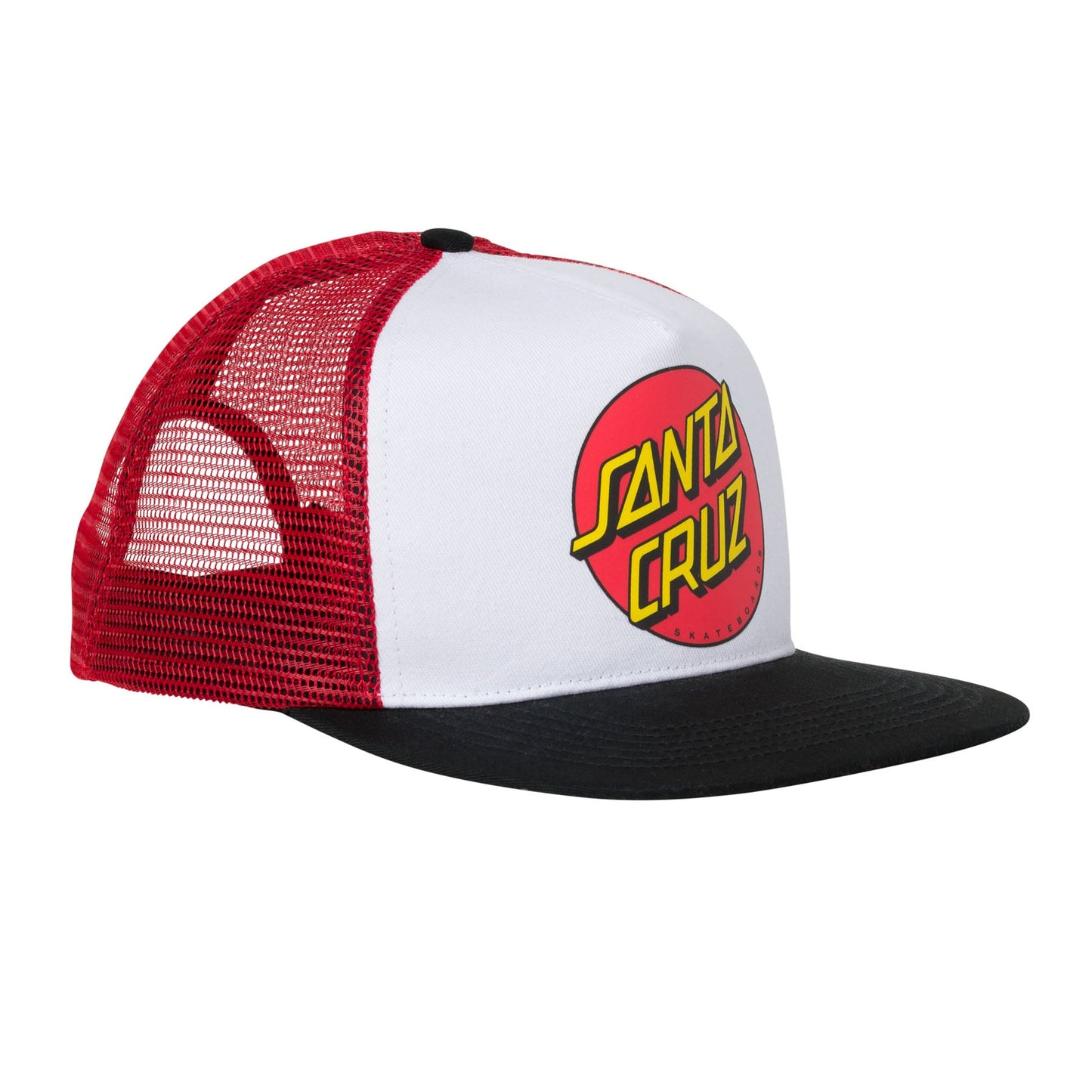 Santa Cruz Classic Dot Mesh Trucker High Profile Mens Hat