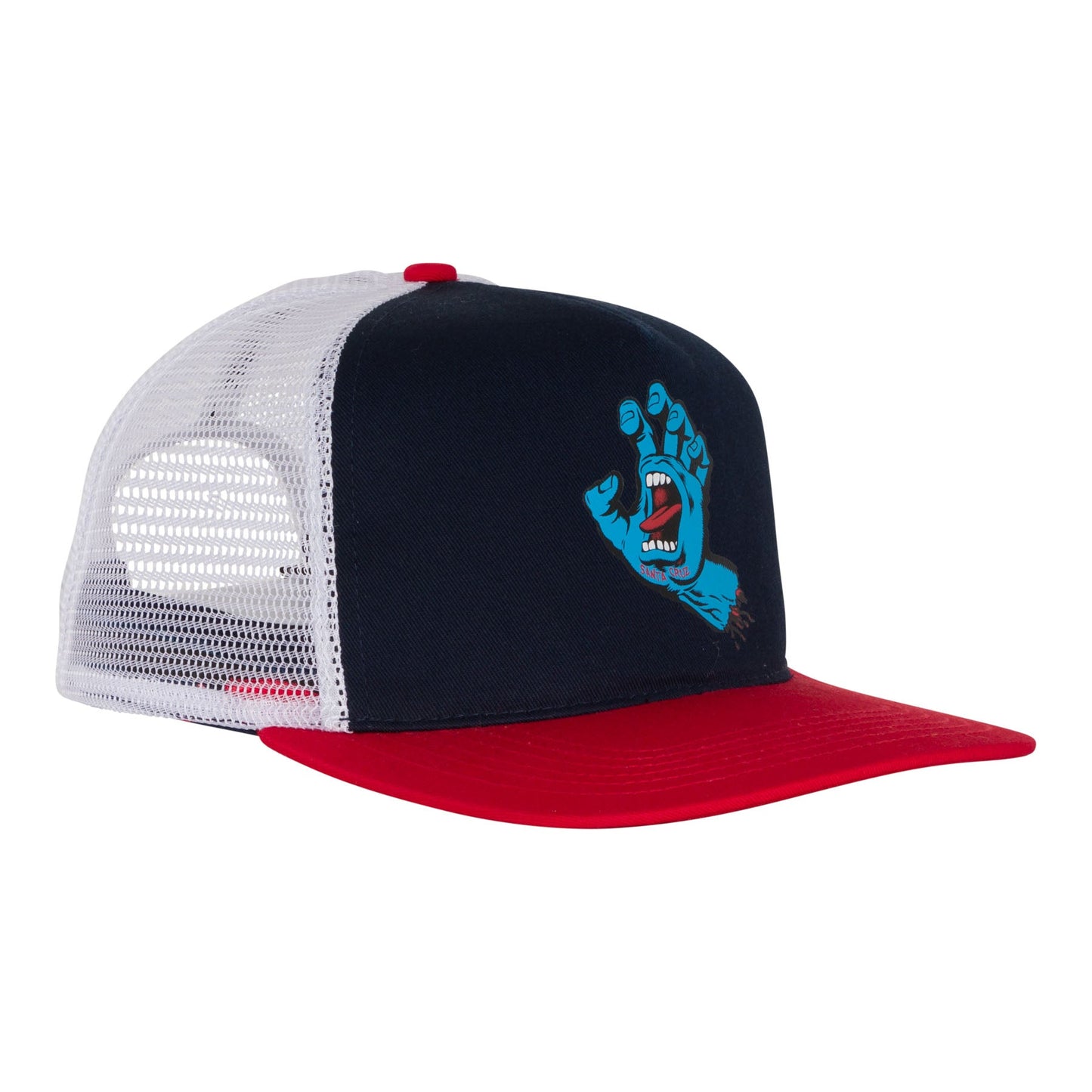 Santa Cruz Screaming Hand Front Mesh Trucker High Profile Hat