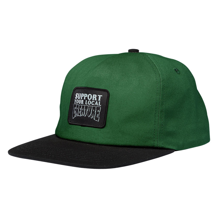 Creature Support Patch Snapback Mid Profile Hat