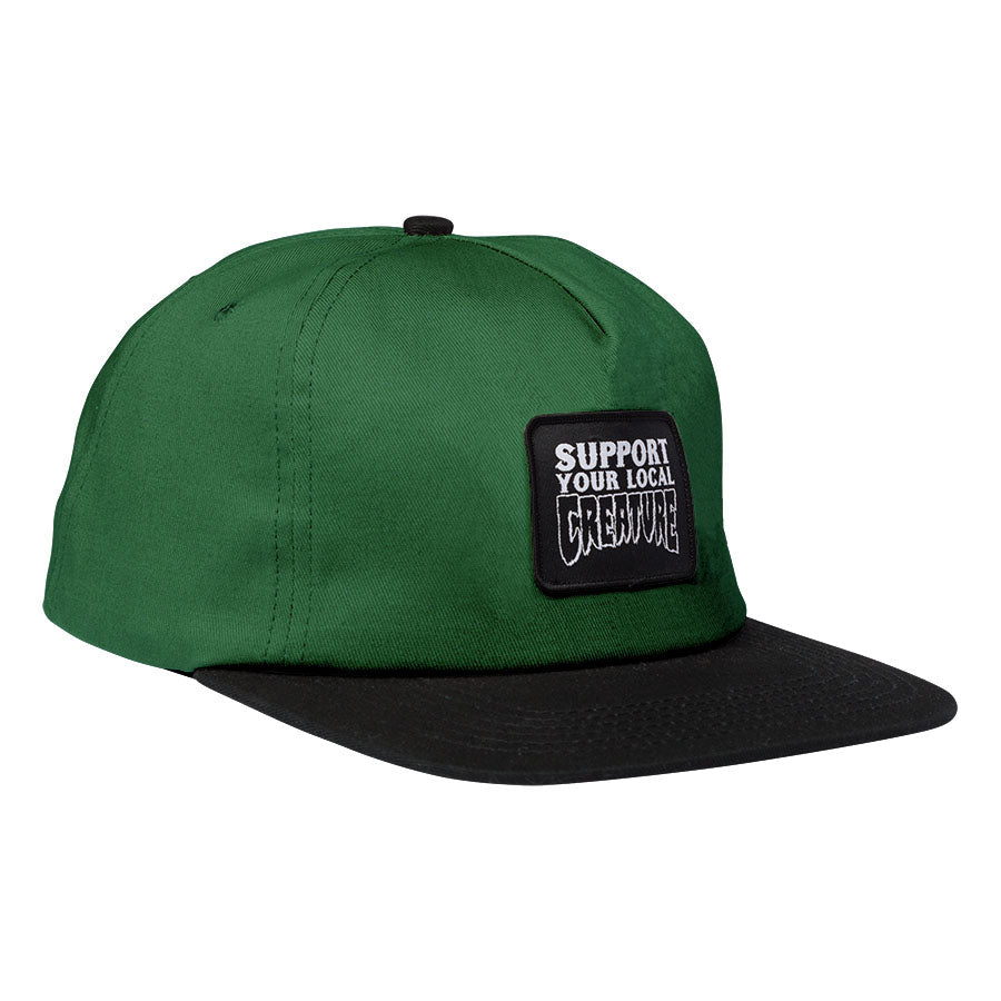 Creature Support Patch Snapback Mid Profile Hat