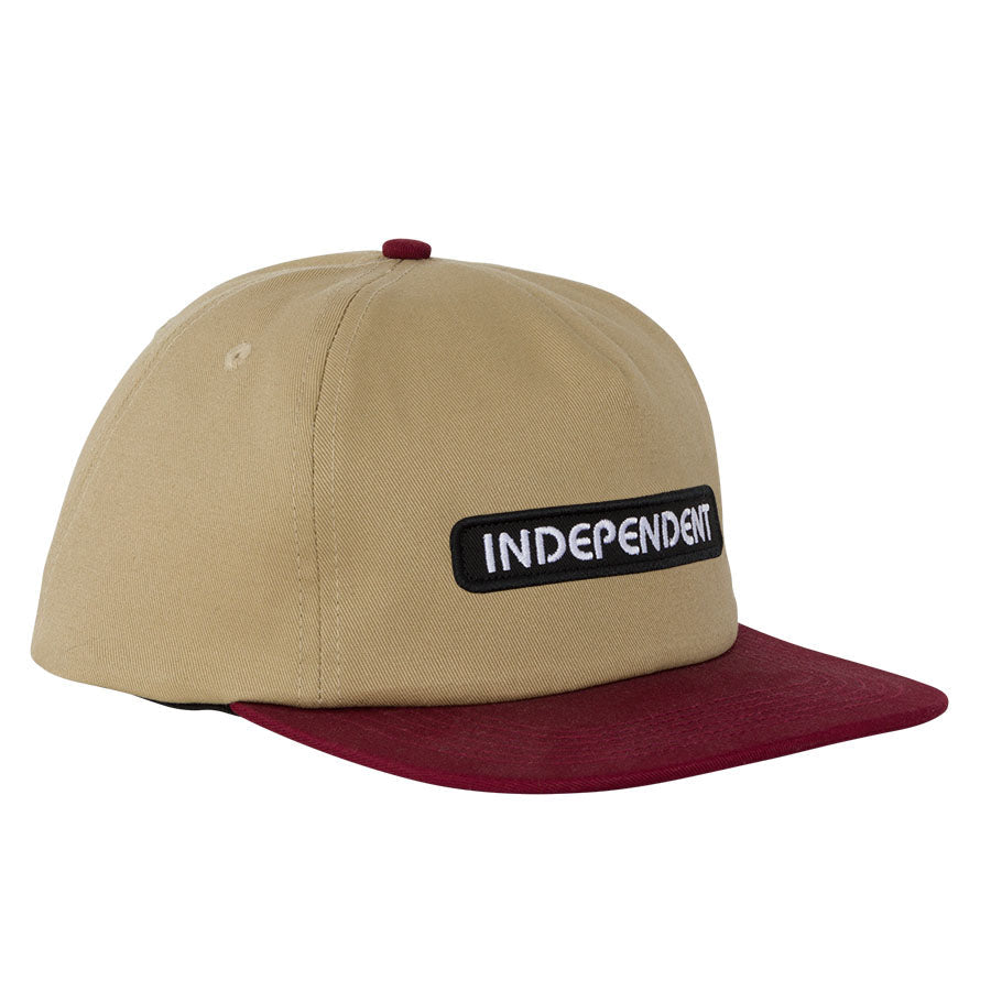 Independent B/C Groundwork Snapback Mid Profile Hat