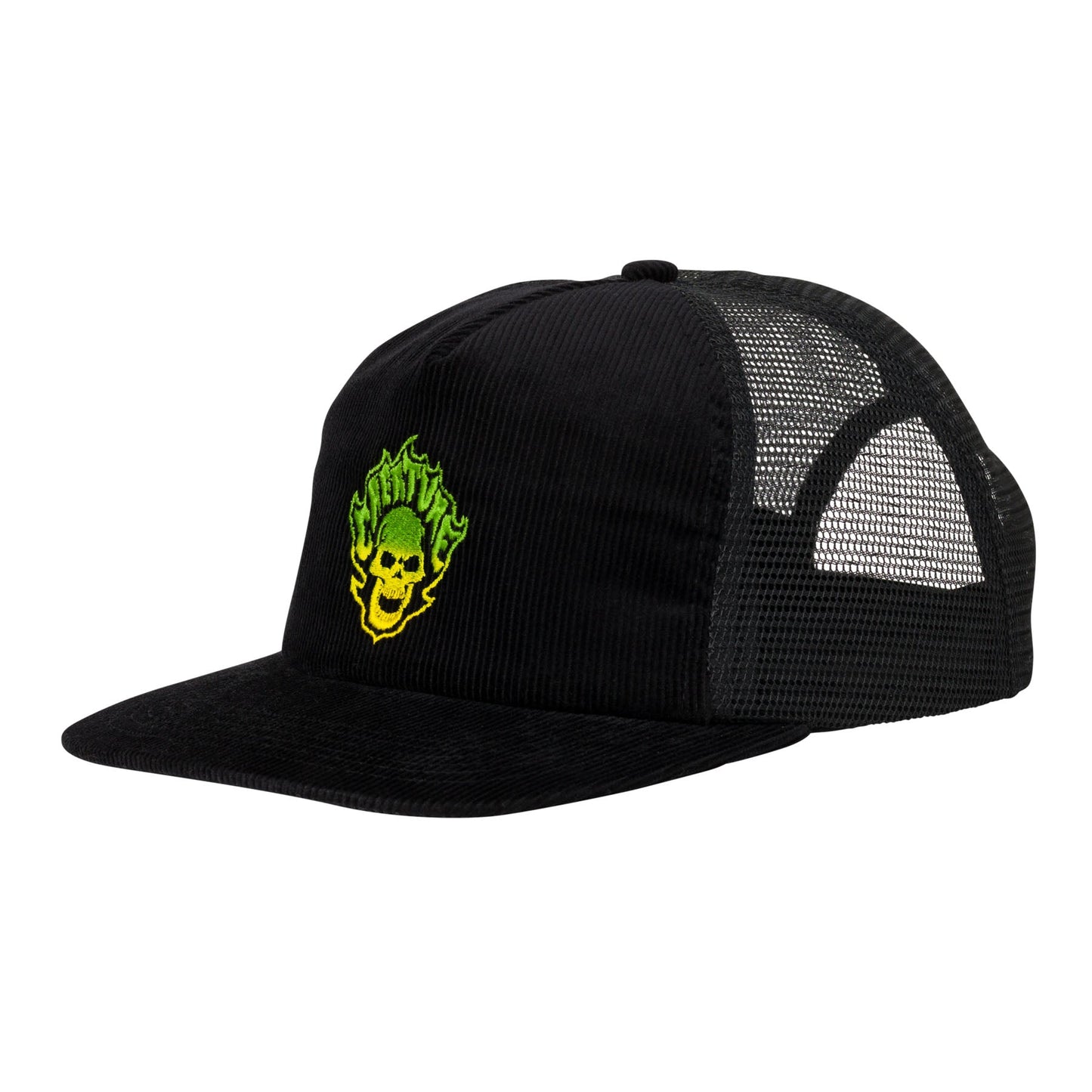 Creature Bonehead Flame Mesh Mid Profile Trucker Hat