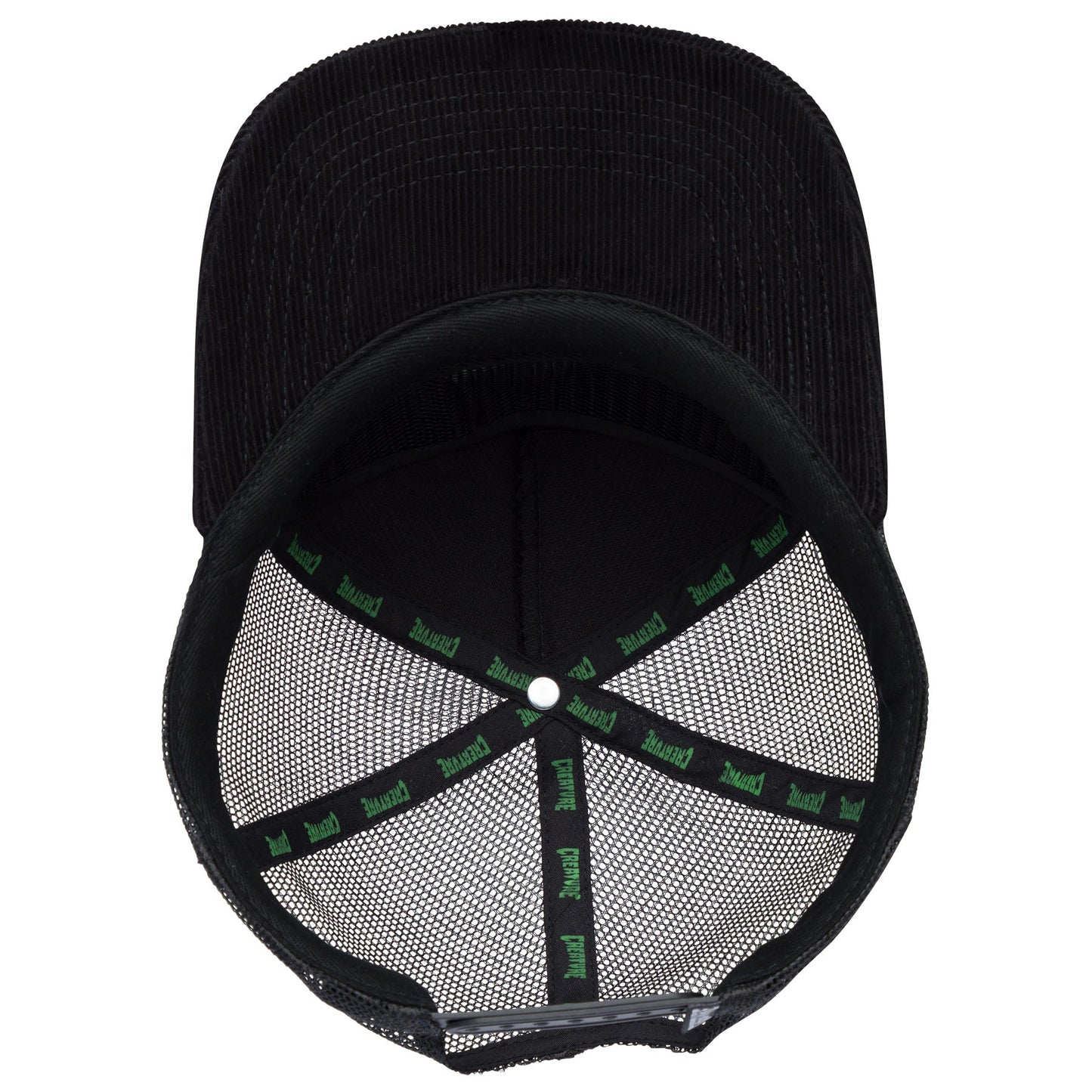 Creature Bonehead Flame Mesh Mid Profile Trucker Hat