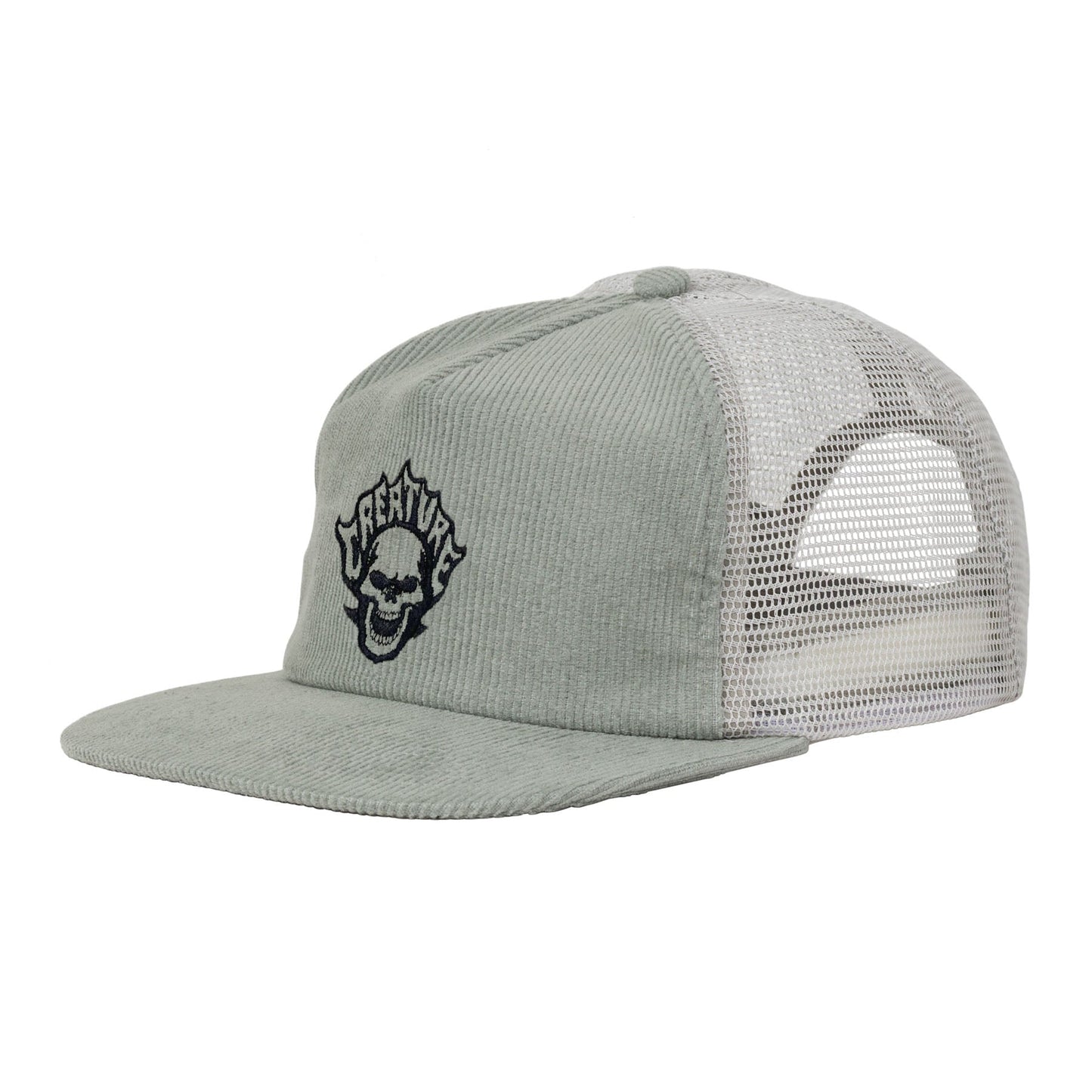 Creature Bonehead Flame Mesh Mid Profile Trucker Hat