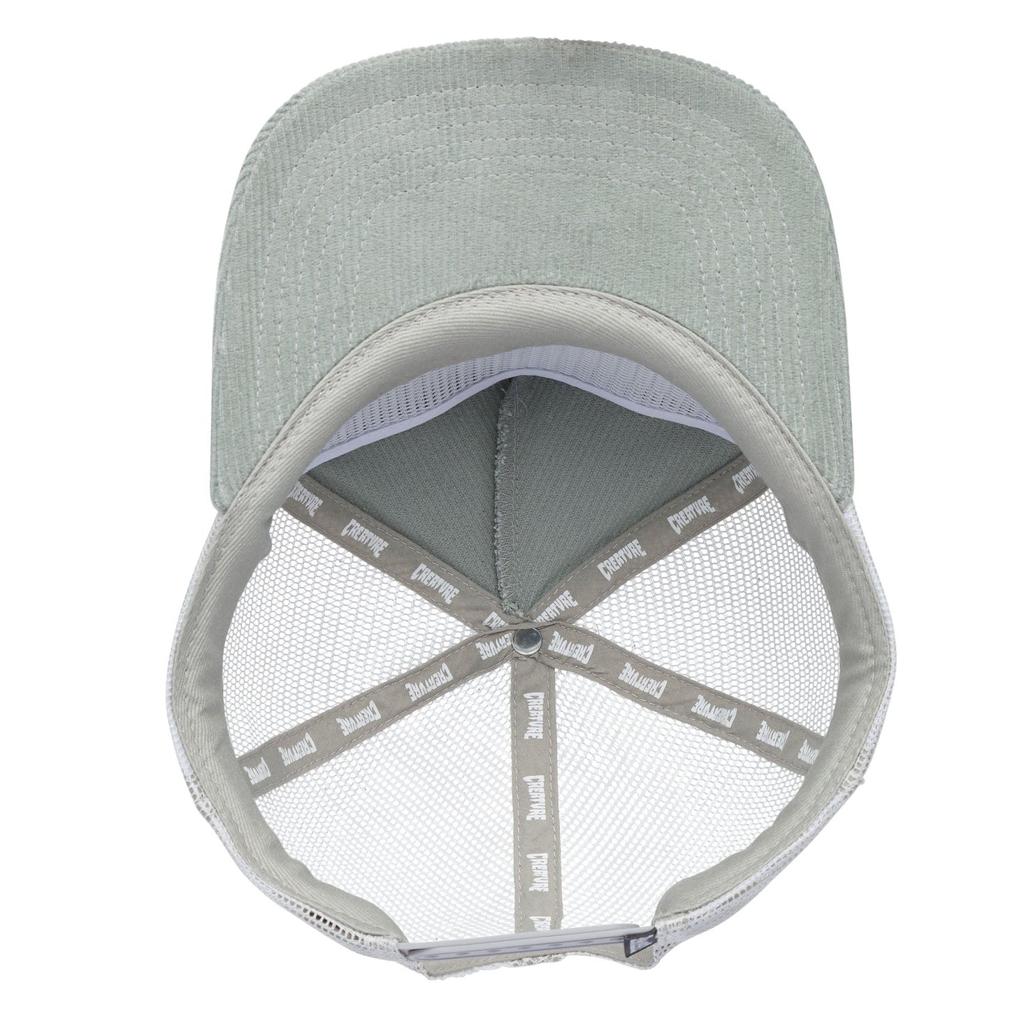 Creature Bonehead Flame Mesh Mid Profile Trucker Hat