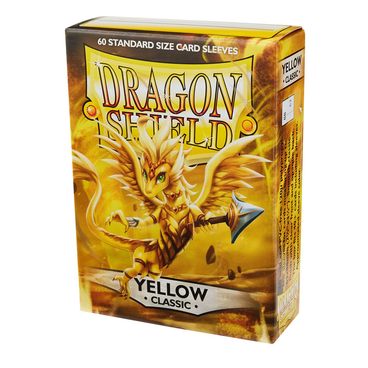Dragon Shield: Standard 60ct Sleeves - Yellow (Classic)