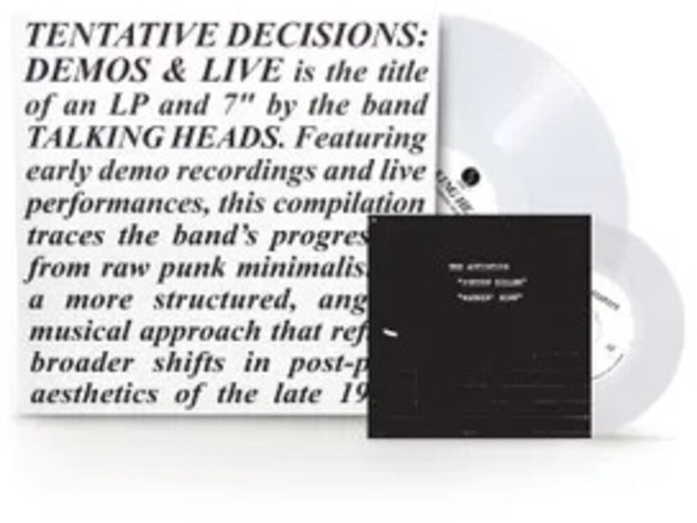 Talking Heads - Tentative Decisions: Demos & Live [RSD]