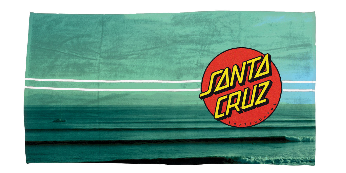 Santa Cruz Classic Dot 35 1/2" X 62" Beach Towel