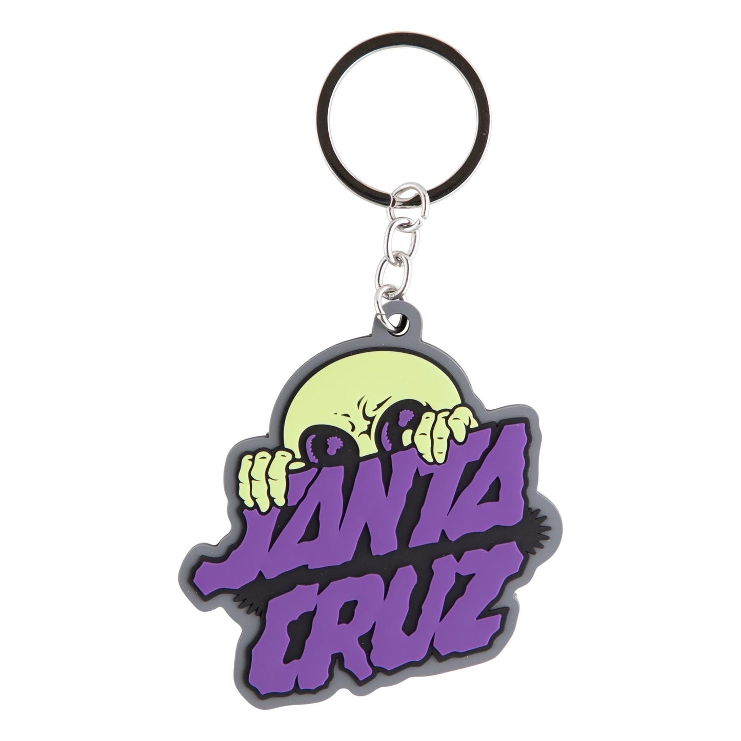 Santa Cruz Knibbs Alien Stacked Strip Keychain
