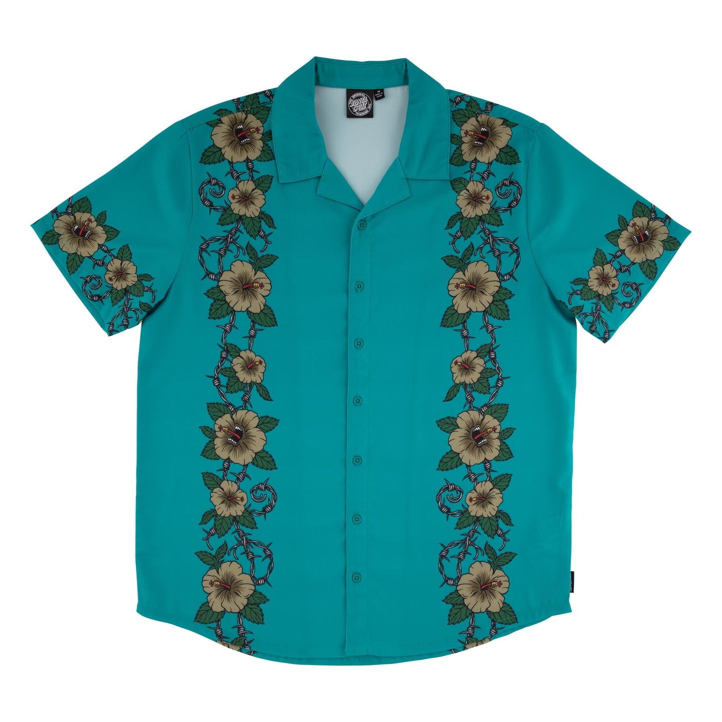 Santa Cruz Screaming Cabana Party Button Up Shirt