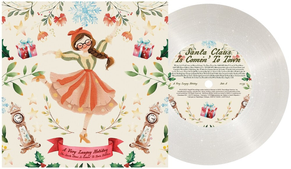 Pre-Order: A Very Laufey Holiday: The Santa Claus Is Comin' To Town Edition [Snow Globe Glitter 7inch]