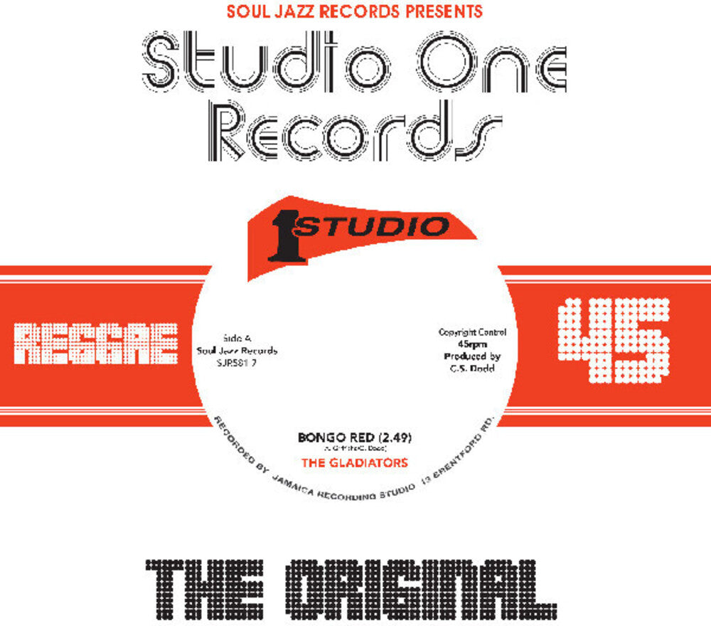 Gladiators - Bongo Red [7" Vinyl]