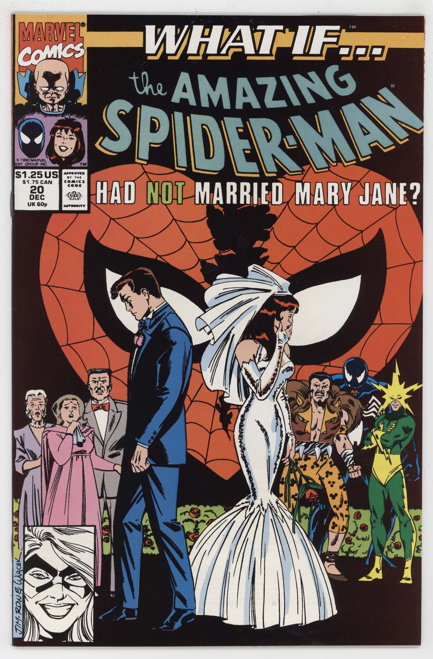 What If 20 Marvel 1990 NM Amazing Spider-Man Annual 21 Mary Jane Wedding