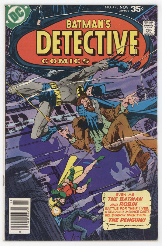 Batman Detective Comics 473 DC 1977 VF Marshall Rogers Robin Penguin