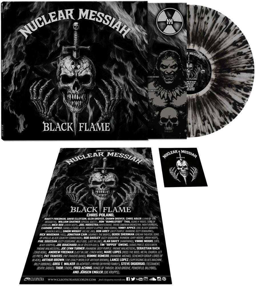 Black Flame [CLEAR/SILVER/BLACK SPLATTER]