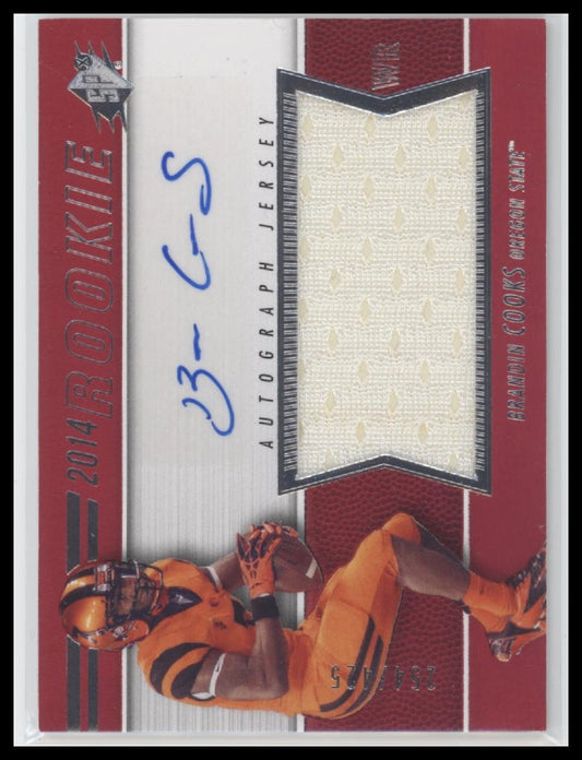 2014 SPX Rookie Patch Autographs Brandin Cooks #/425 #72