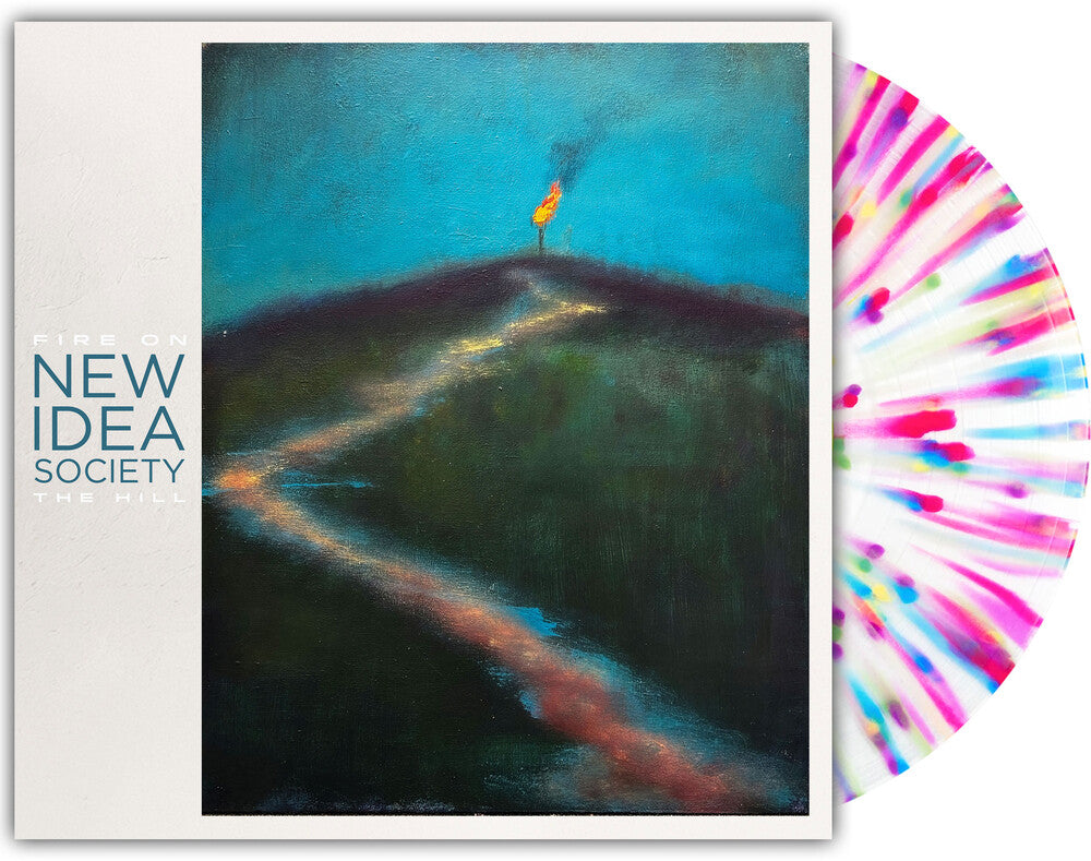 New Idea Society - Fire On The Hill [White with Rainbow Splatter]