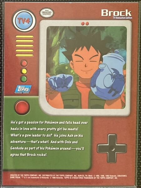 Brock TV4 (TV4) [Topps TV Animation Edition Series 1 (Third Print)]