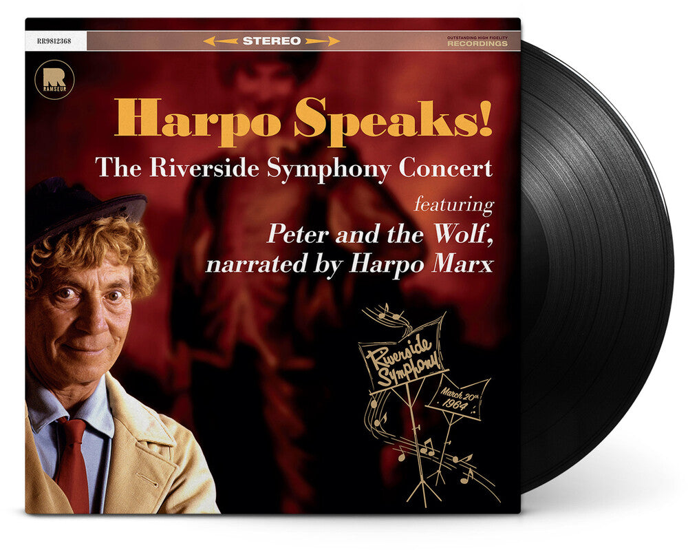 Harpo Speaks! - The Riverside Symphony Concert featuring Peter and the Wolf [LP]